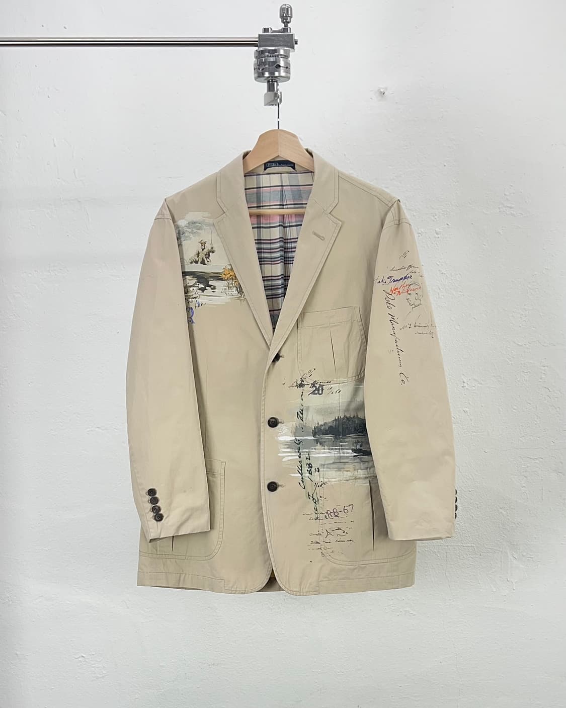 폴로 랄프로렌 라이트 베이지 레이크 피싱 코튼 트래퍼 자켓 상품이미지1