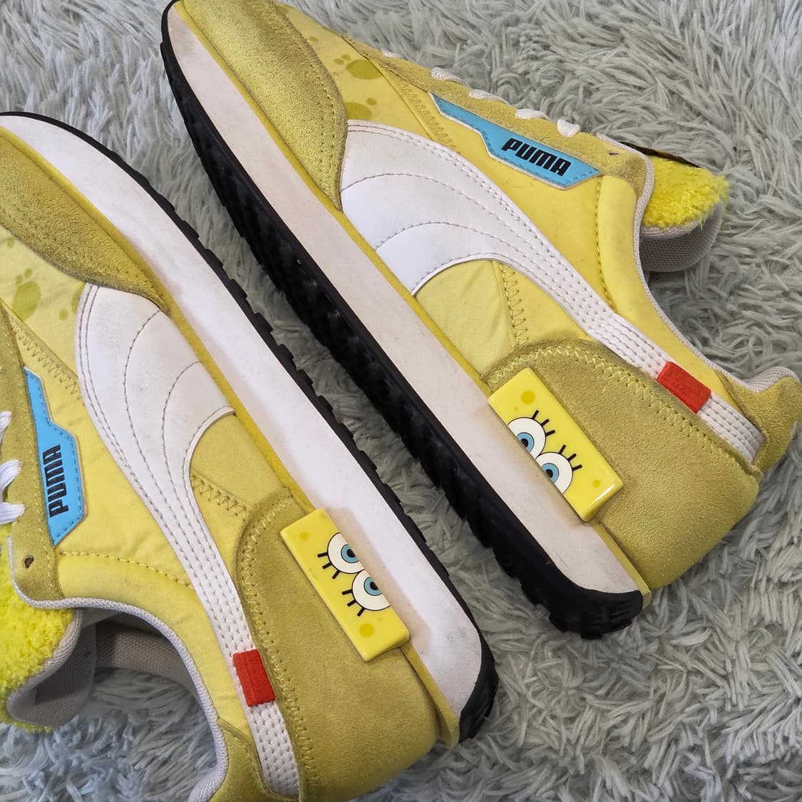6a-4:푸마 x 스폰지밥 퓨처 라이더 옐로우 250mm 상품이미지8