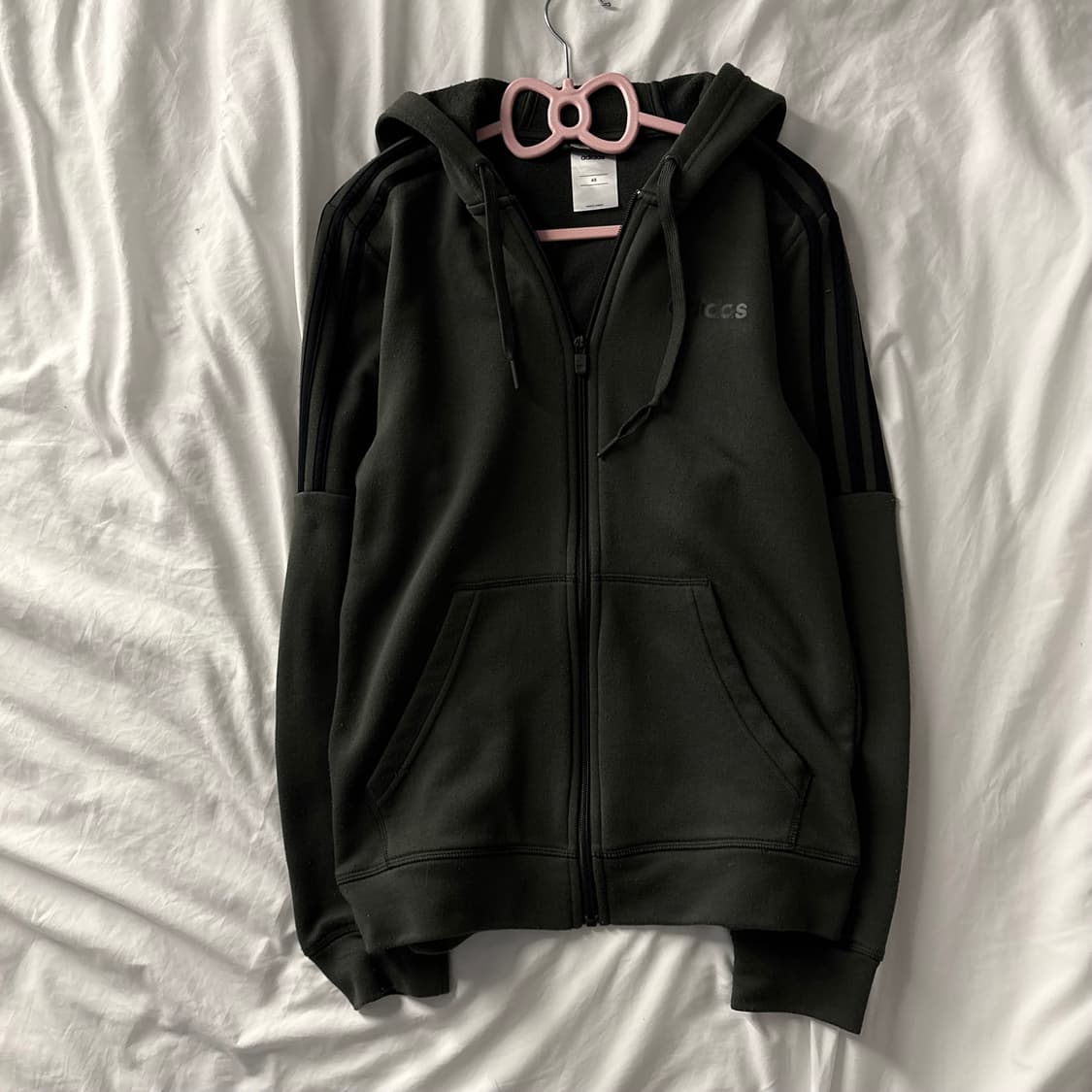 아디다스 카키 후드집업 상품이미지2