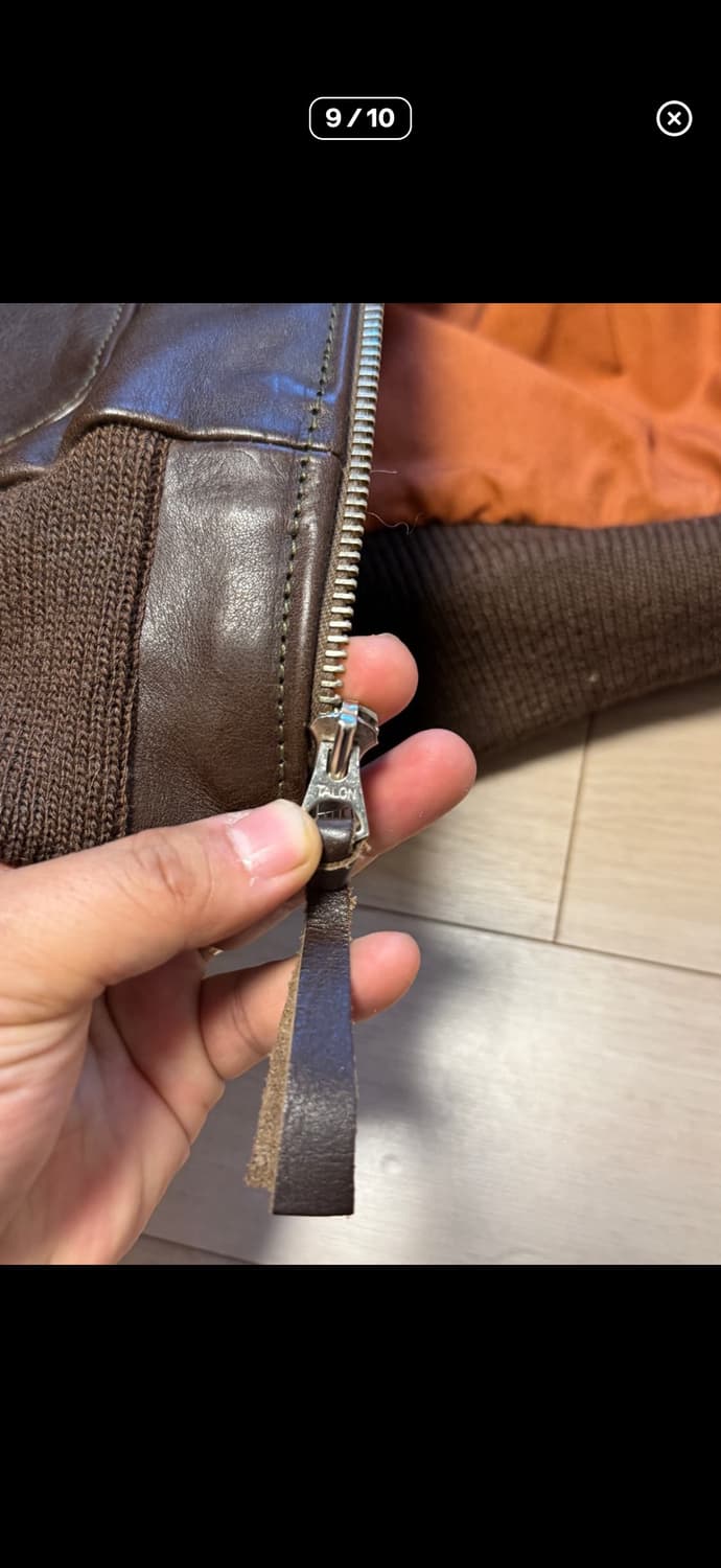 에어로레더A-2자켓 판매합니다 상품이미지9