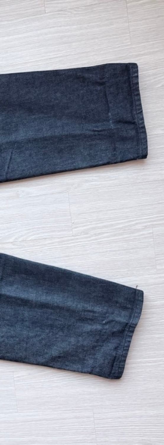 포터리 와이드 데님 원워시드 블루 3사이즈 상품이미지3