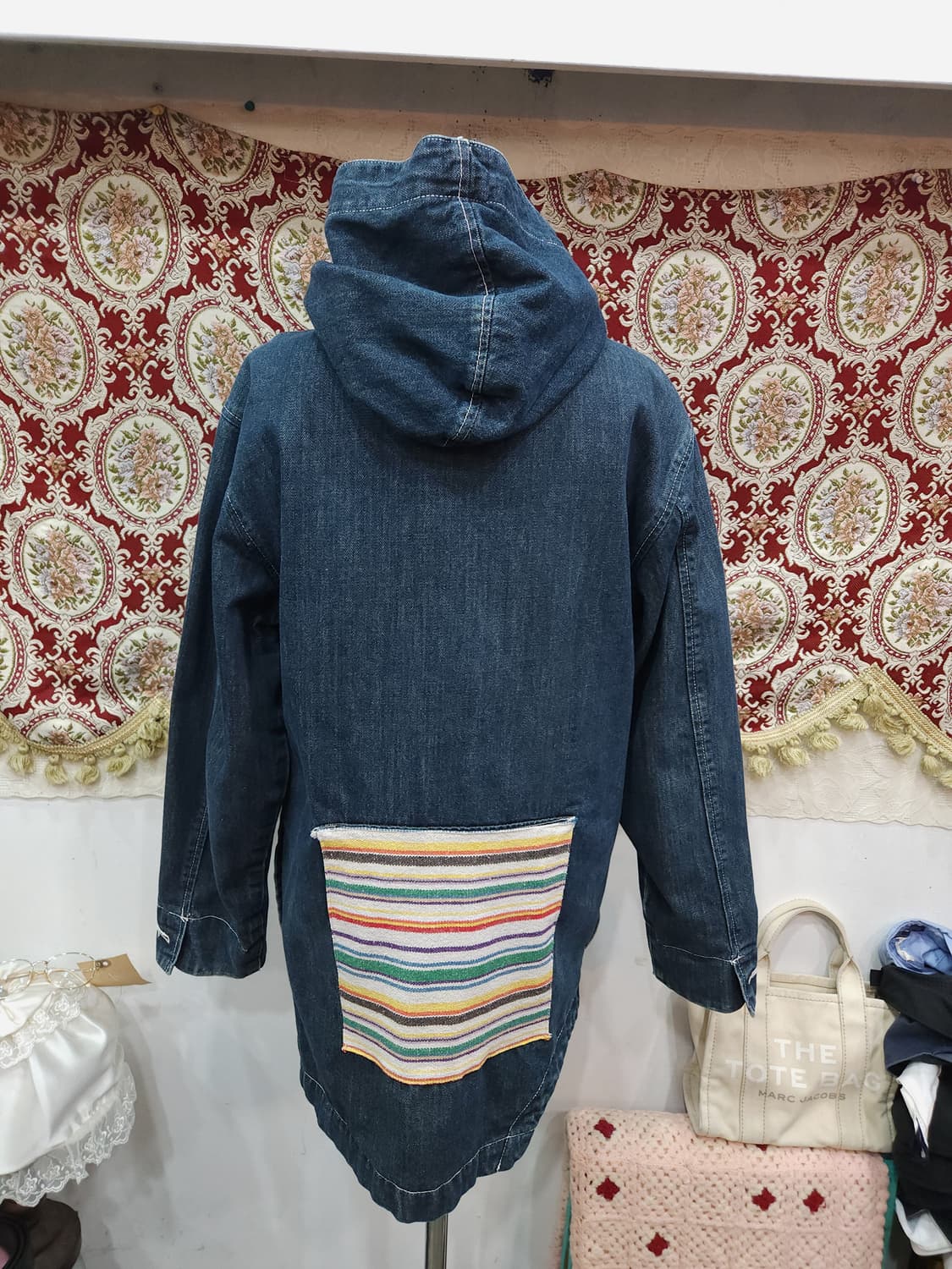 리바이스 에스닉 패치워크 후드 데님 커버롤

 상품이미지7