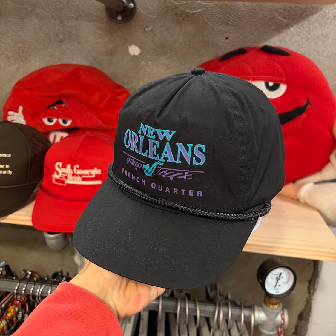 90s USA 빈티지 뉴올리언스 트러커 볼캡 모자  상품이미지3