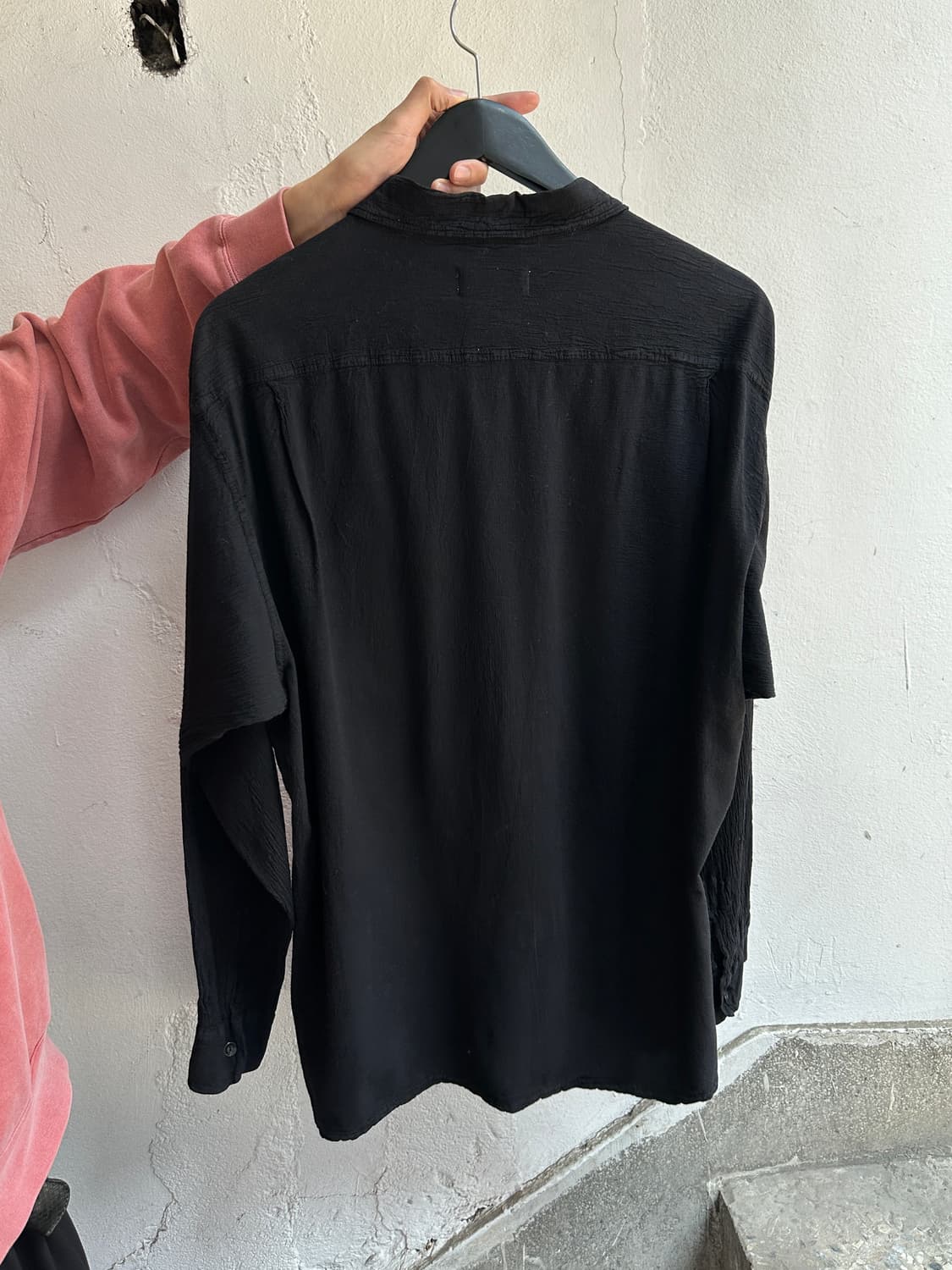 90's 이세이 미야케 축융 셔츠 오버핏 셔츠 상품이미지4