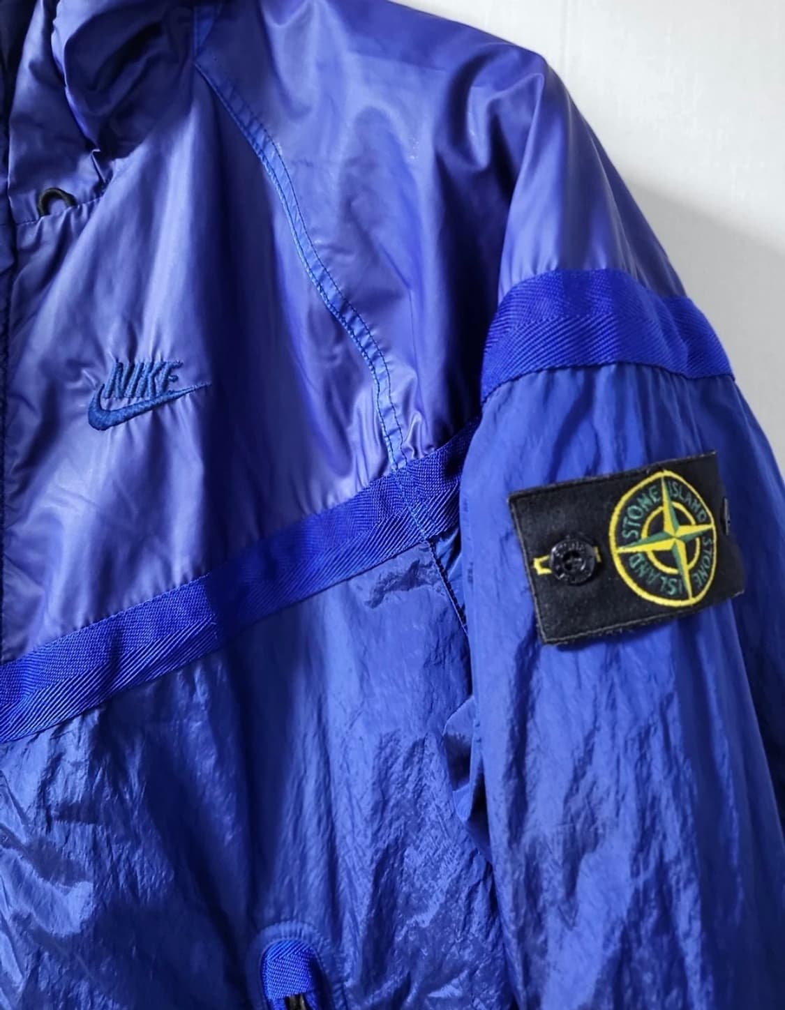 스톤아일랜드+나이키랩  윈드러너 푸어블루 상품이미지3