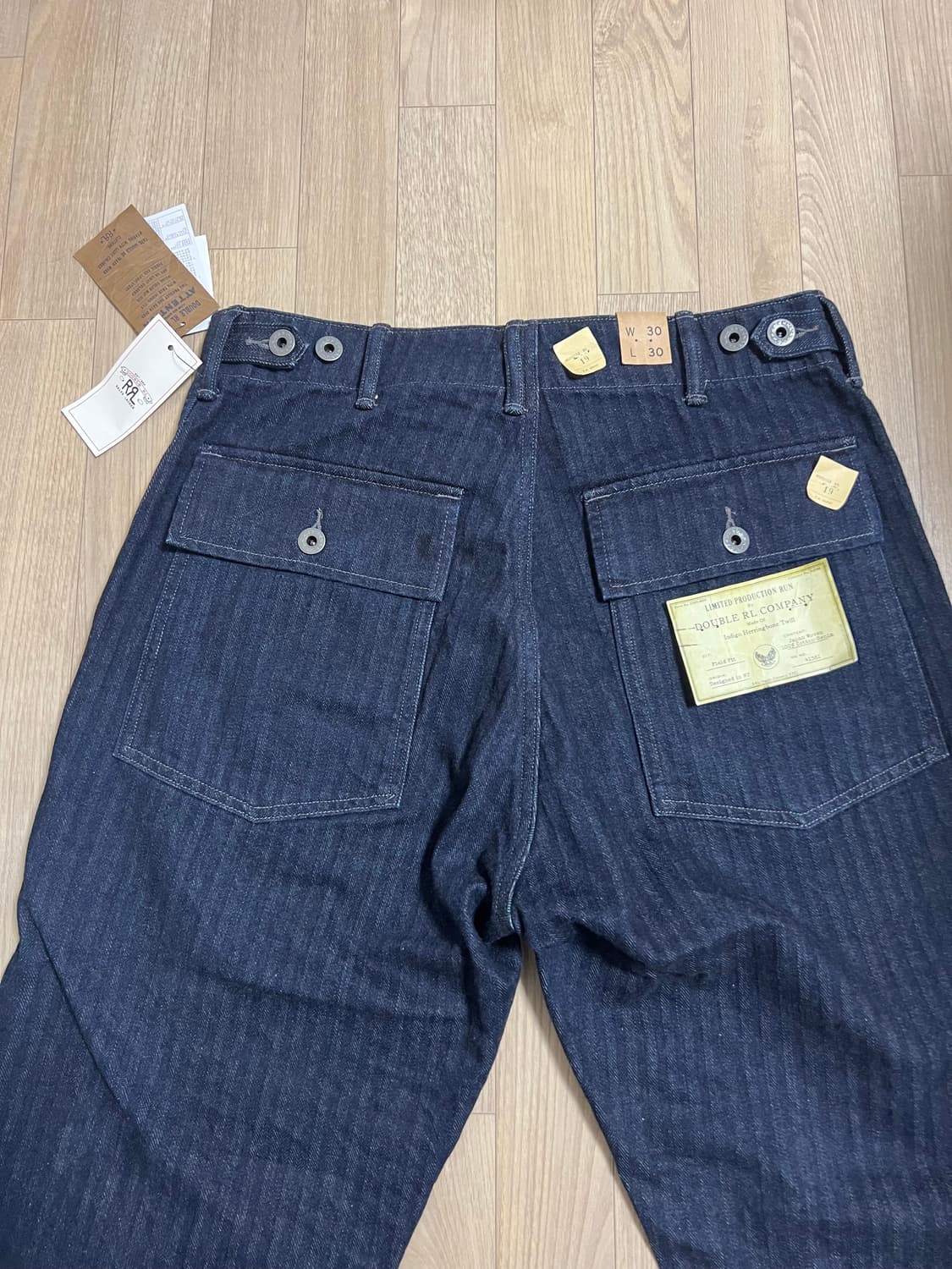 RRL 리미티드 에디션 인디고 헤링본 팬츠 30*30 상품이미지3
