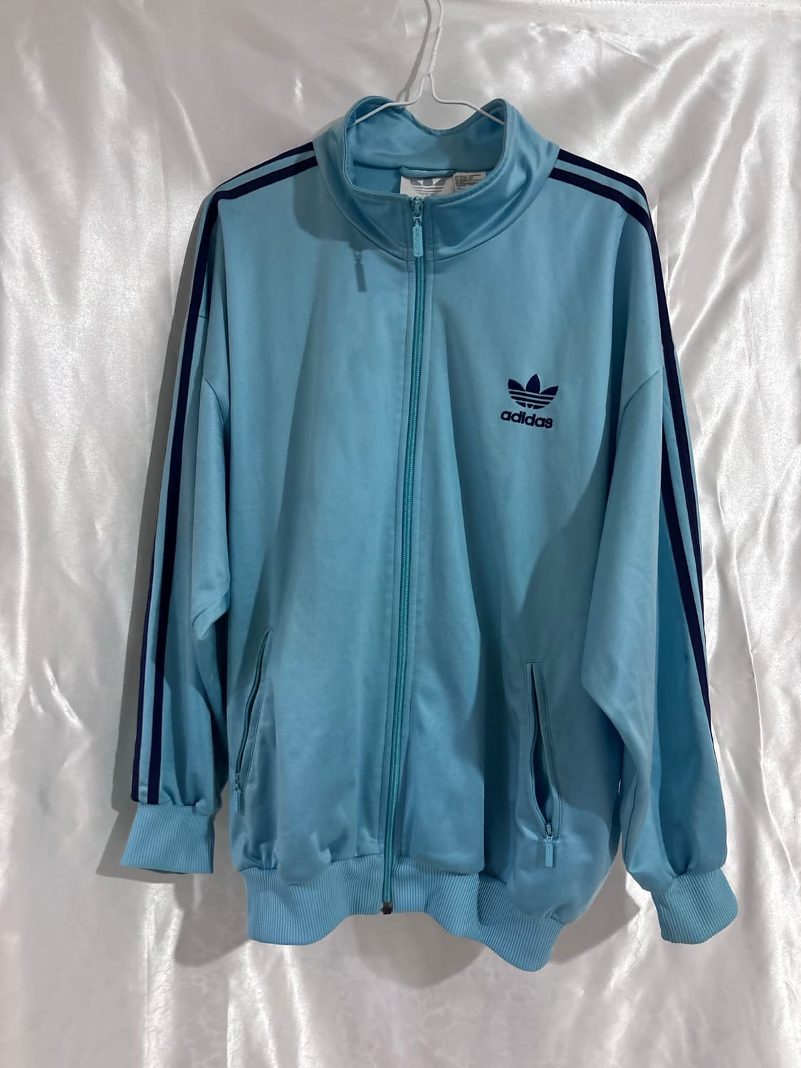 08s 대대장 블루 소다 아디다스 파이어버드 올드스쿨 져지 자켓 상품이미지1