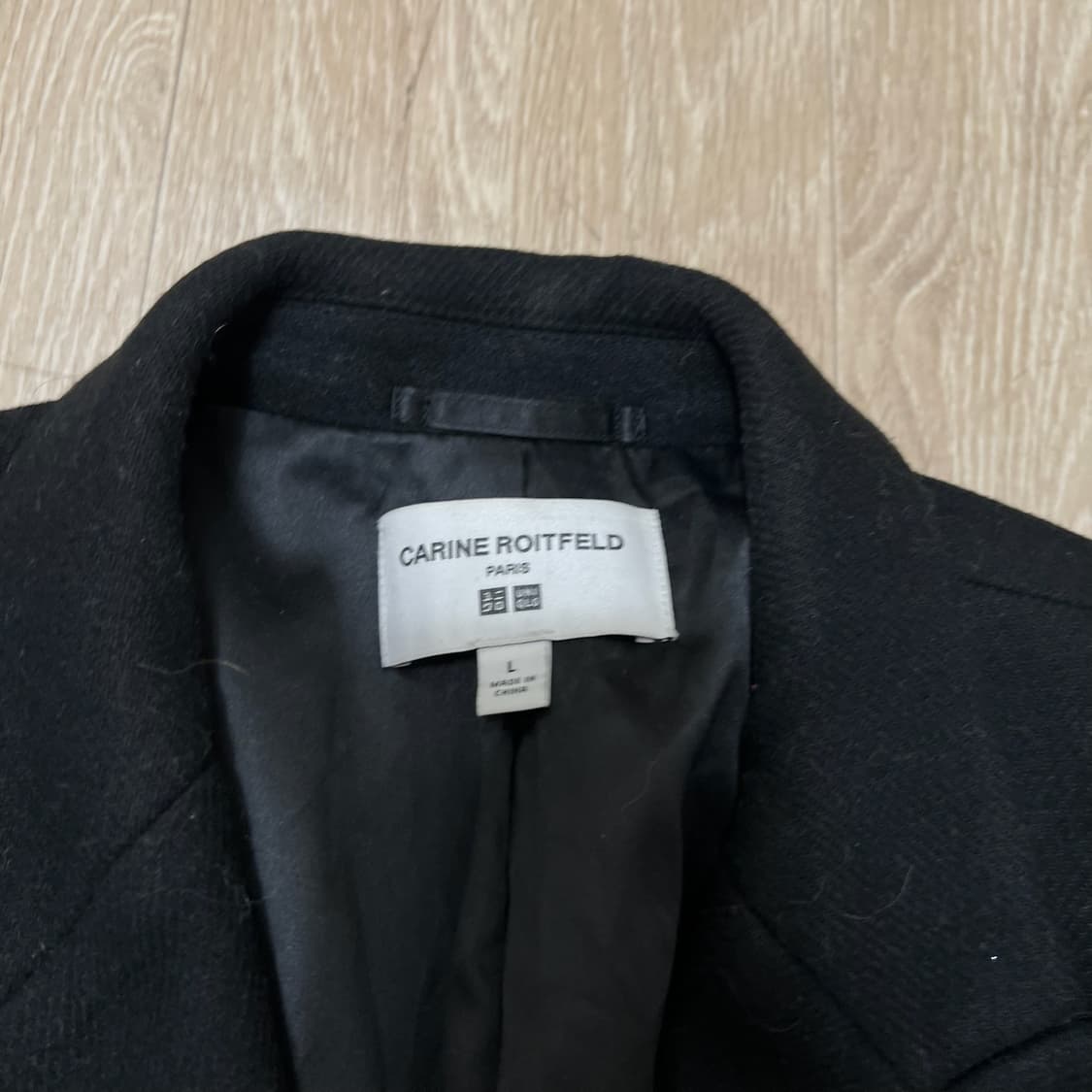 유니클로 X 카린 로이펠트 여성 더플 코트 L/100  상품이미지4