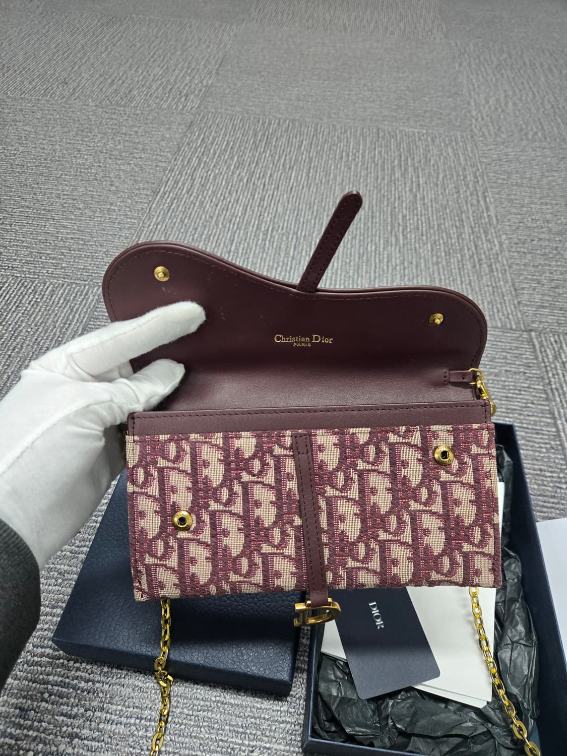 [특가][정품] 디올 오블리크 새들백 상품이미지5