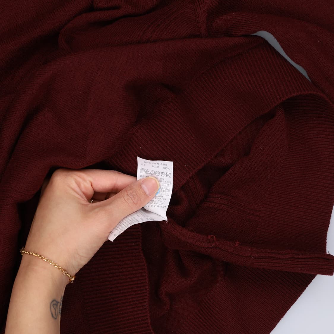 105 KJ CHOI 반목 니트 스웨터 0305H1 상품이미지6