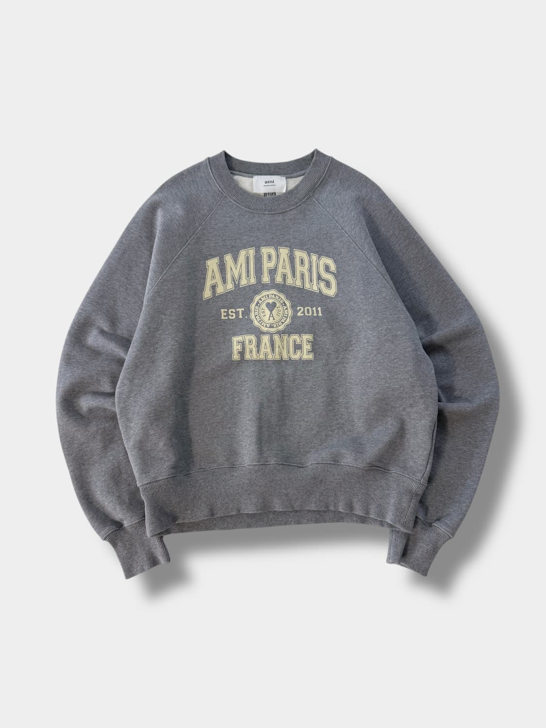 아미 루즈핏 파리프랑스 프린팅 스웻셔츠 상품이미지1
