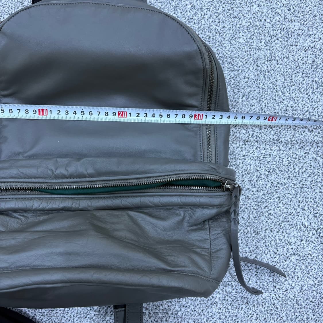 타임 가죽 백팩 0615J2 상품이미지9