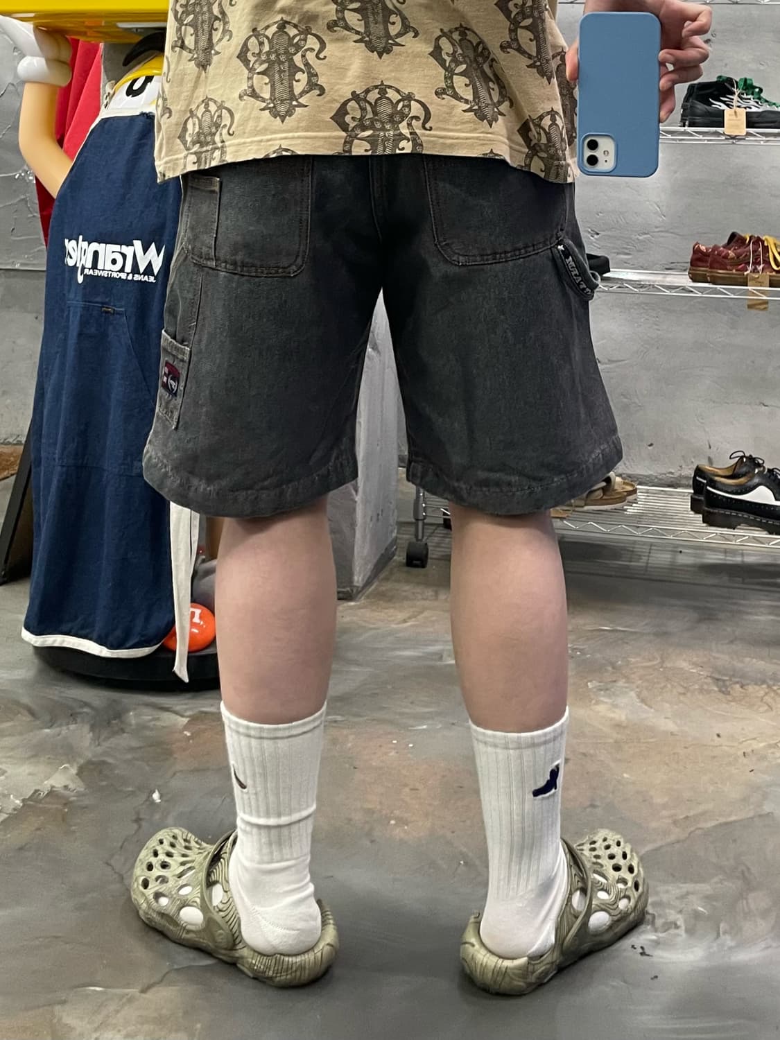 팻팜 카펜터 데님 버뮤다 팬츠 상품이미지9