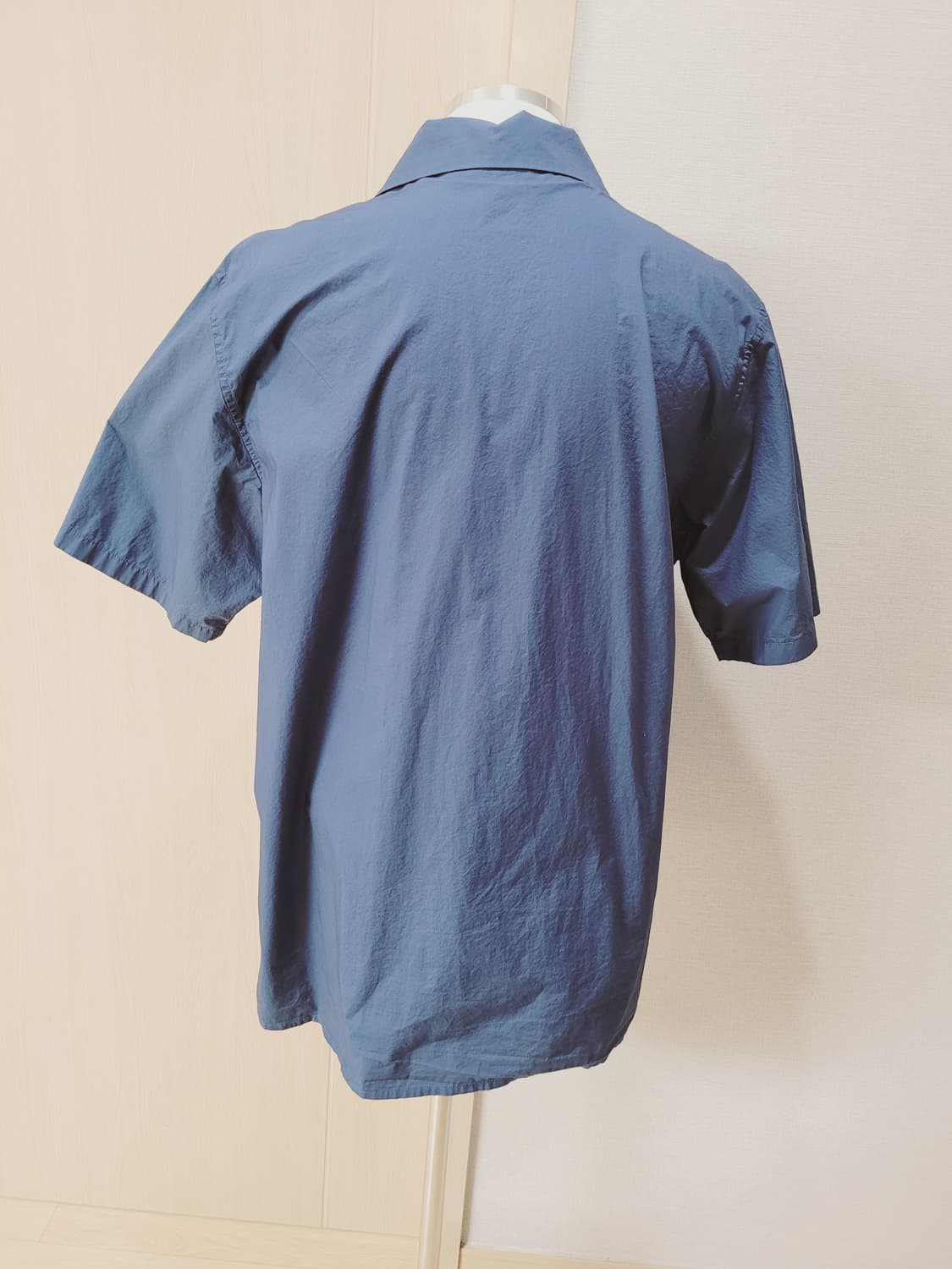 디자인유나이티드 DESIGN UNITED 남자 반팔 셔츠 110 딥블루  상품이미지6