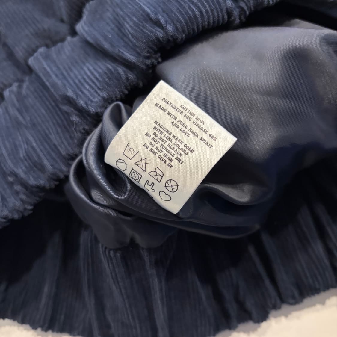 [M] 잔나비 코듀로이 블루종 바시티 자켓 네이비 D625 상품이미지7