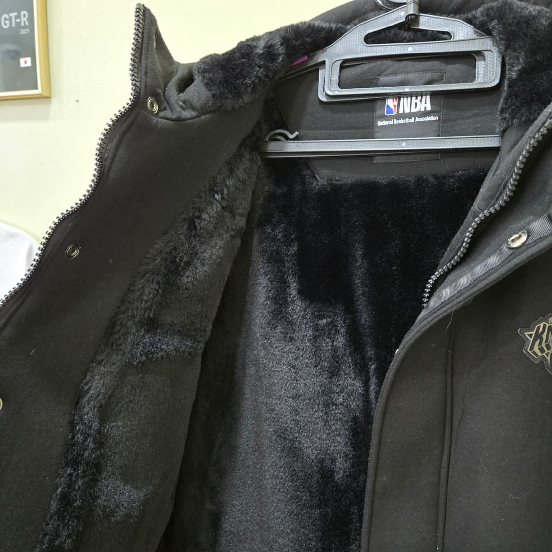 NBA 뉴욕 닉스 네오프렌 롱 후드 점퍼 L 상품이미지3