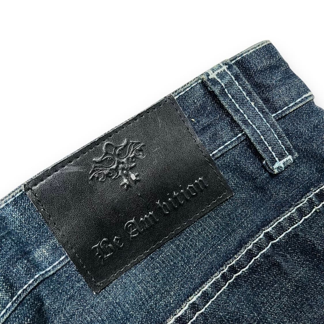 어비스 천수관음 자수 오리엔탈 데드스탁 데님 팬츠 상품이미지6