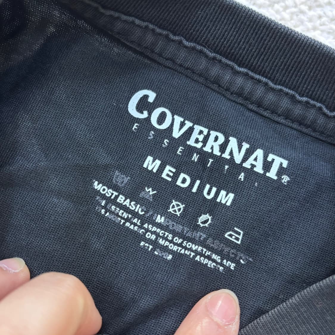 M 커버낫 스몰로고 반팔 티셔츠 0313E 상품이미지3