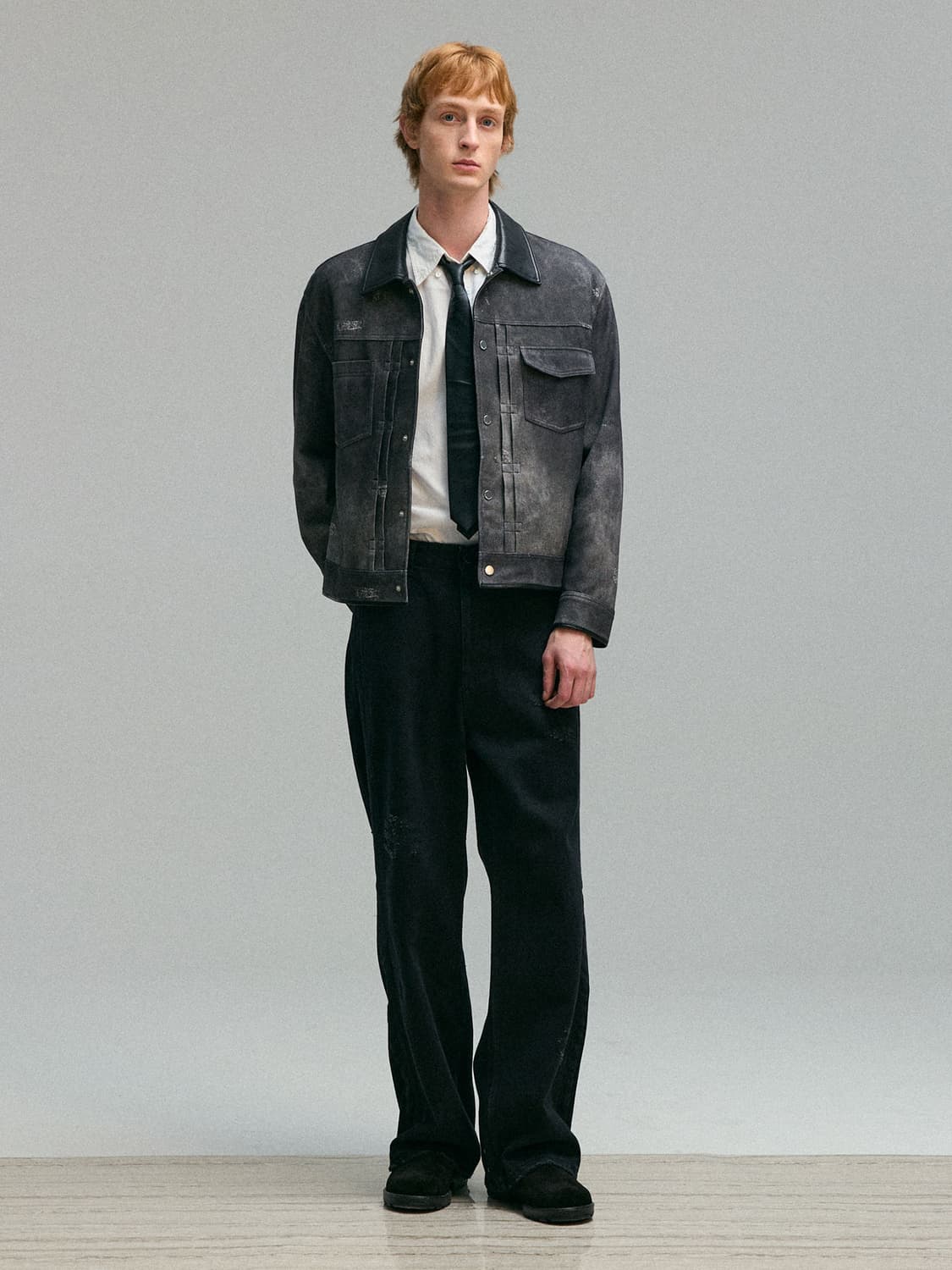 언지미크 리얼 스웨이드 자켓 판매합니다 상품이미지1