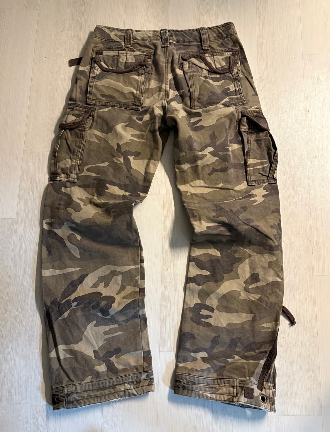 ASK 카모 카고팬츠 브리티시 커스텀 패치 상품이미지2