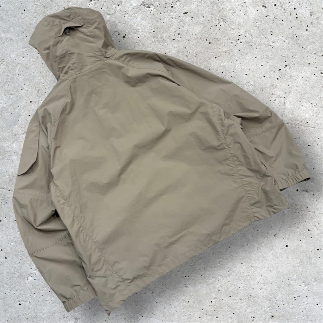 [3] 아웃스탠딩 PCU 후드 바람막이 점퍼 베이지 자켓 C607 상품이미지2