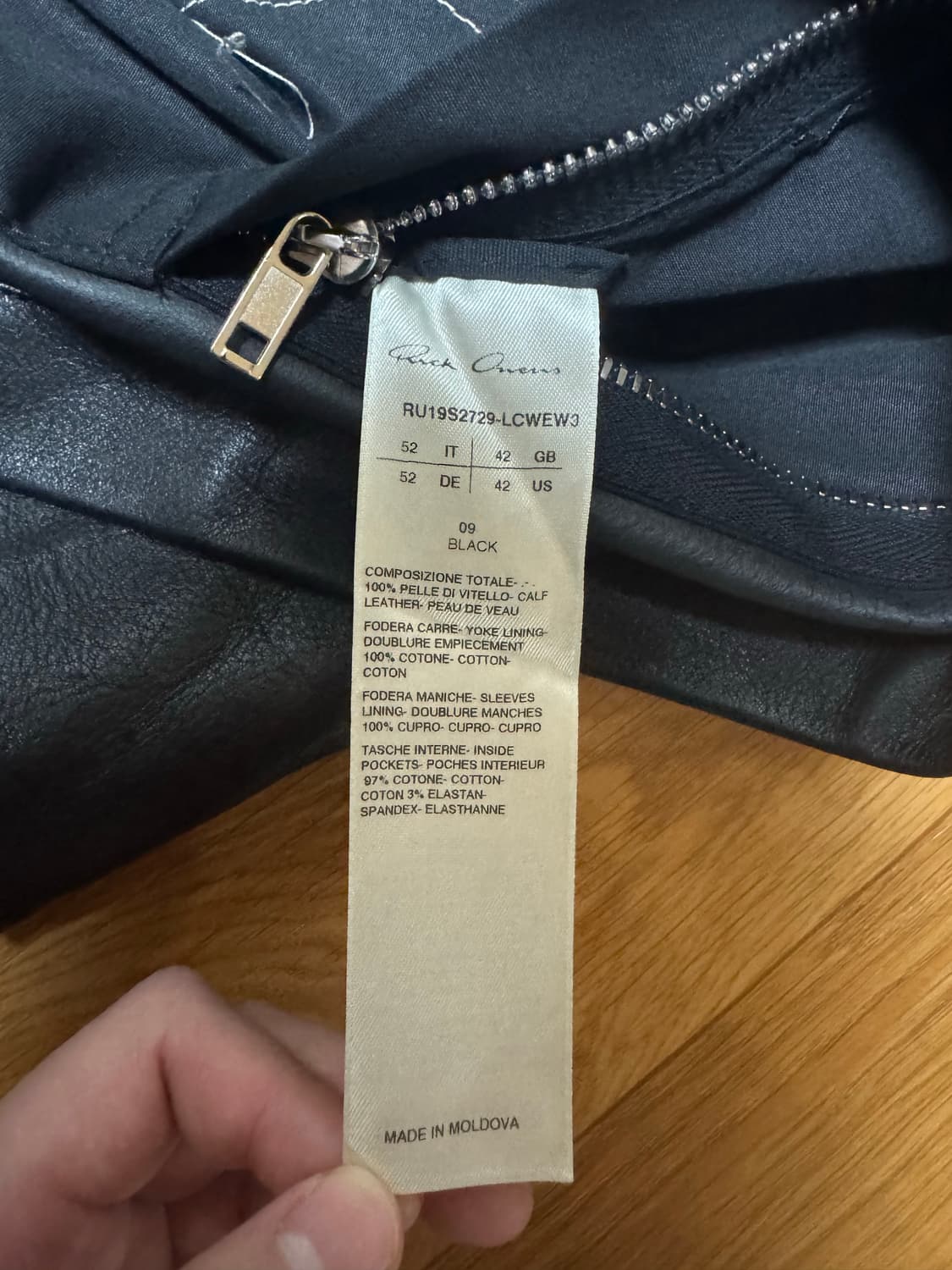 [52]릭오웬스 레더 셔츠 자켓 상품이미지6