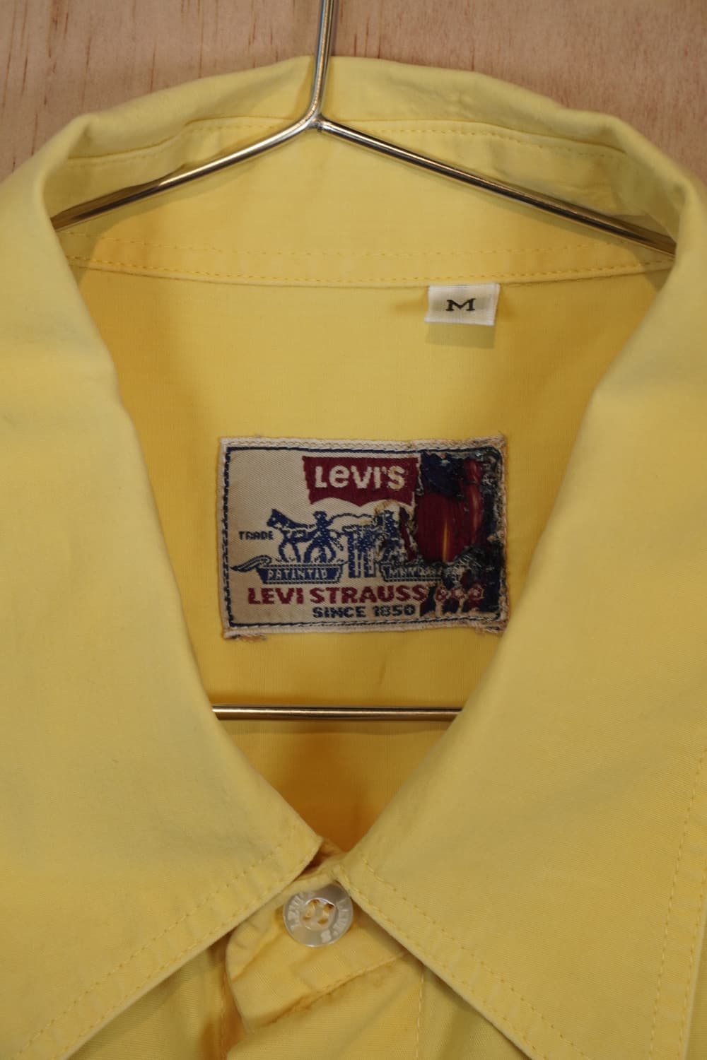  90s 리바이스 옐로우 더블 포켓 셔츠 Levi’s 상품이미지9