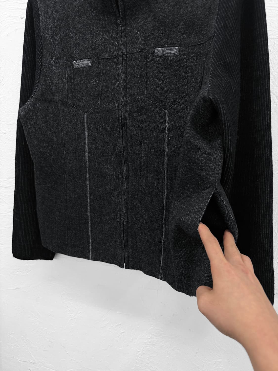 nona 울 집업 자켓 상품이미지3