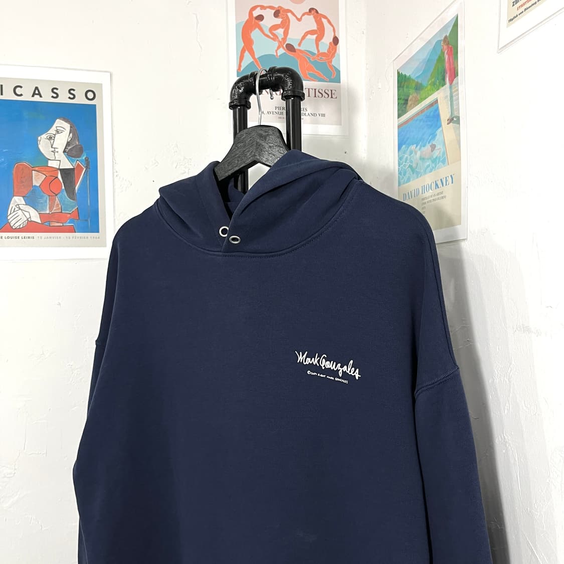 마크곤잘레스 레터링 로고 후드티 상품이미지3