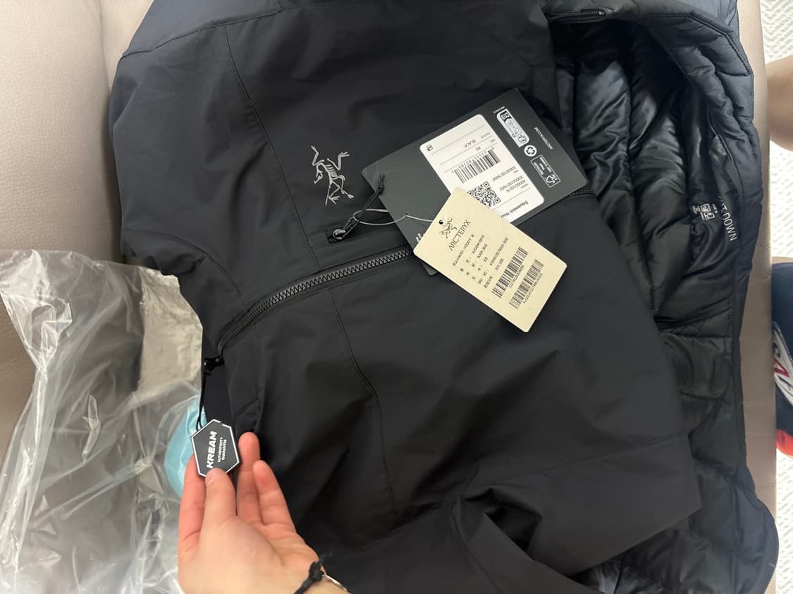 아크테릭스 스쿼미시 후디 블랙 xs 상품이미지4