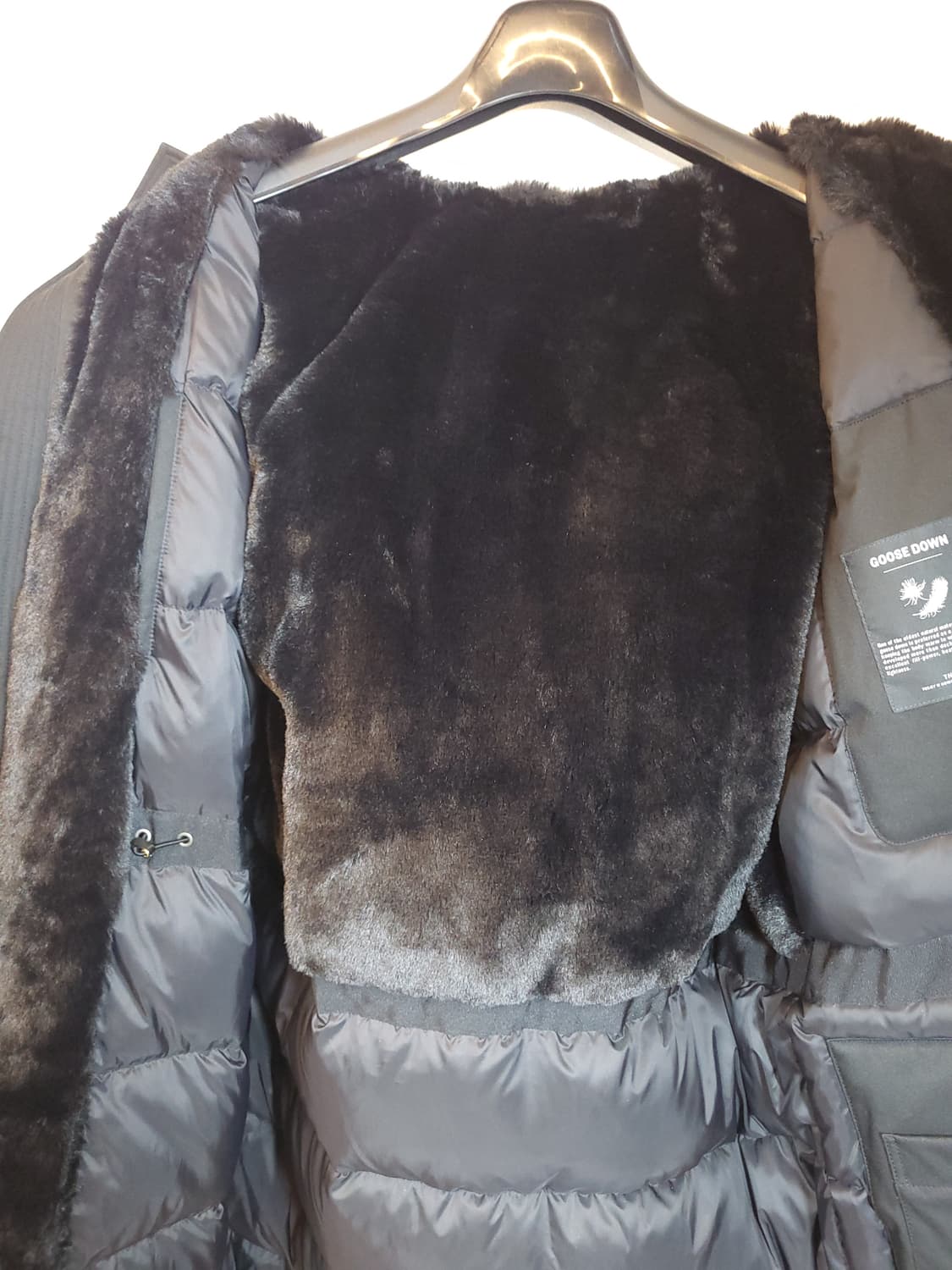 TNGT 사가폭스 프리미엄구스다운 롱패딩 100 L 새제품 상품이미지4