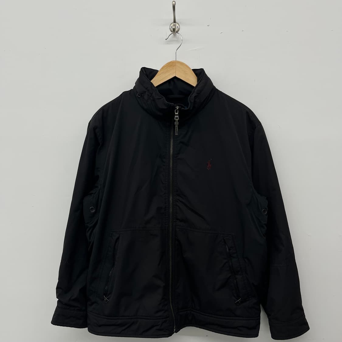 폴로 랄프로렌 블랙 바람막이 점퍼 남L 상품이미지1