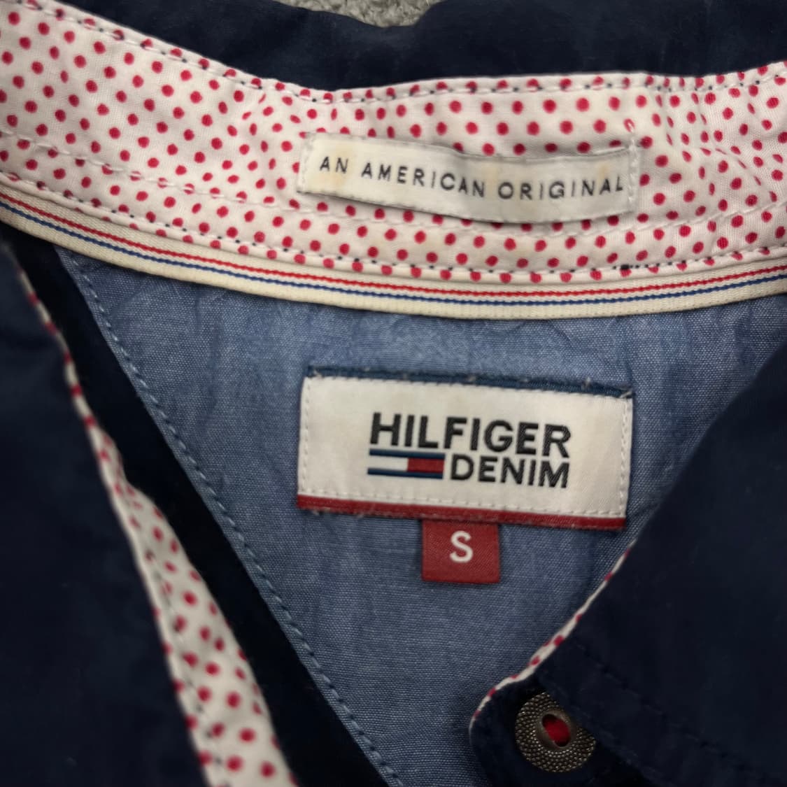 S 타미힐피거 네이비 셔츠 상품이미지5