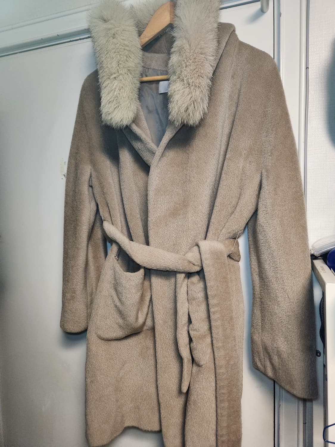 아이잗바바 수리알파카 천연모피 코트 F 상품이미지1