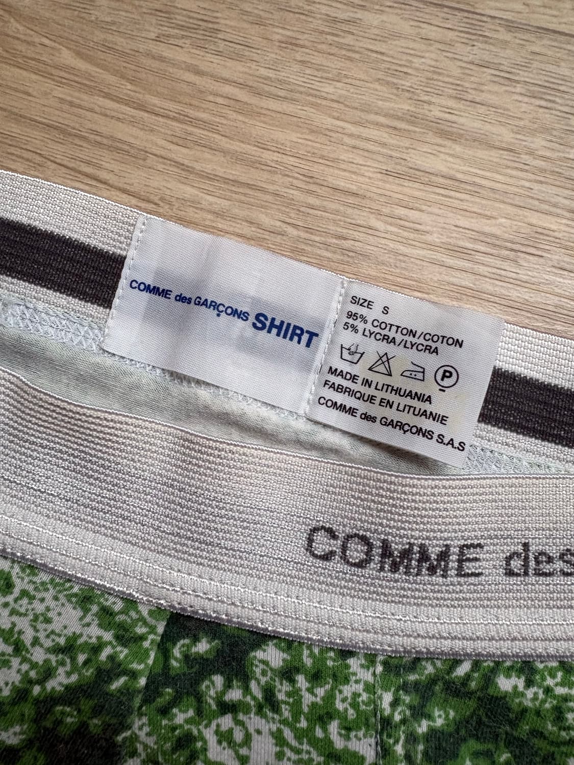 COMME des GARCONS SHIRT 꼼데가르송 내복 레깅스 상품이미지3