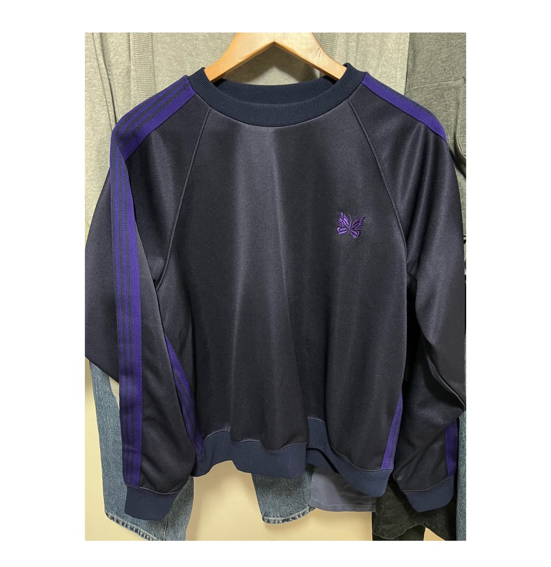 니들스 트랙 크루넥 맨투맨 s 상품이미지1