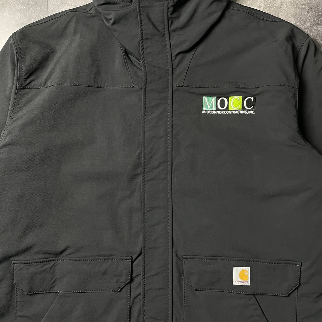 CARHARTT 칼하트 빈티지 블랙 후드 워크 자켓 A00840 상품이미지3