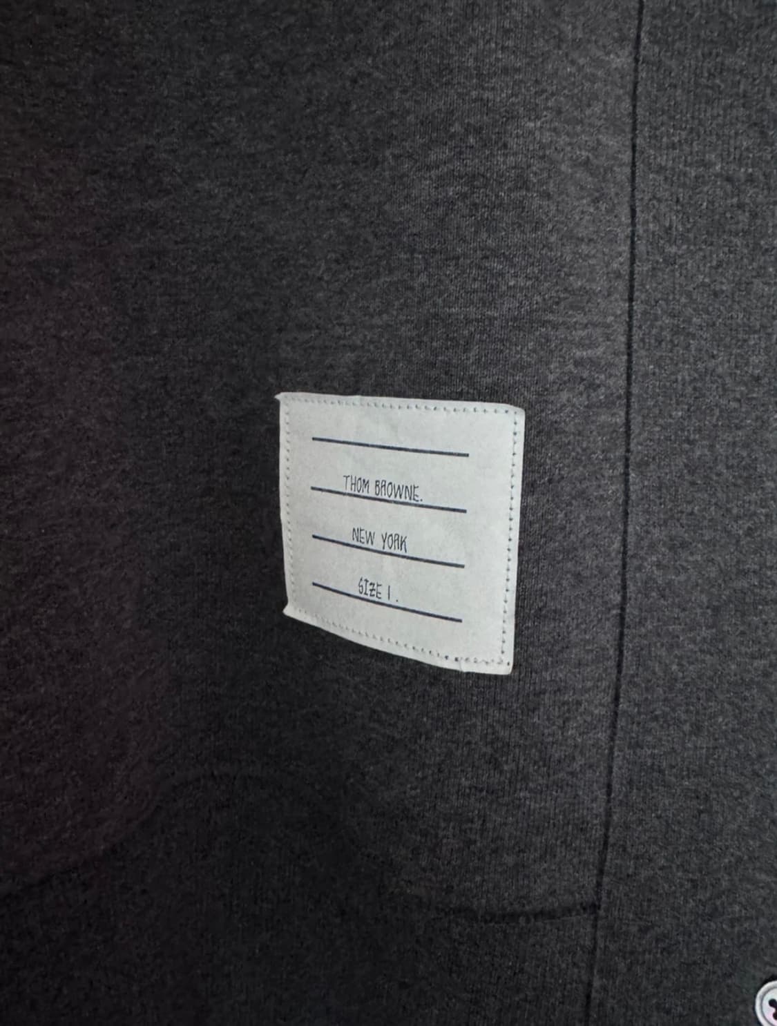 톰브라운 맨투맨 1사이즈 정품 진회색 상품이미지3