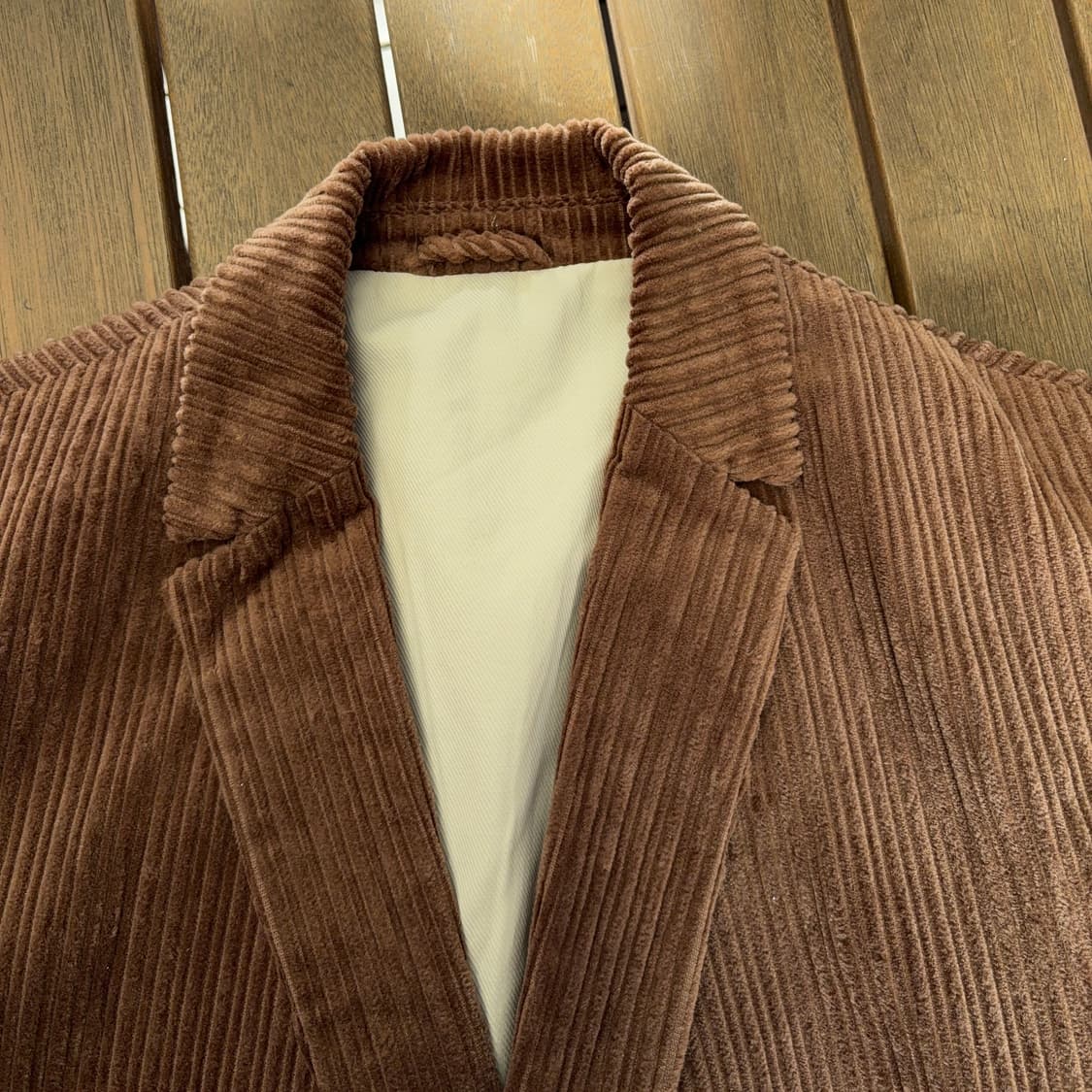 자라 코듀로이 더블 브레스티드 자켓 (터키 생산) 상품이미지8