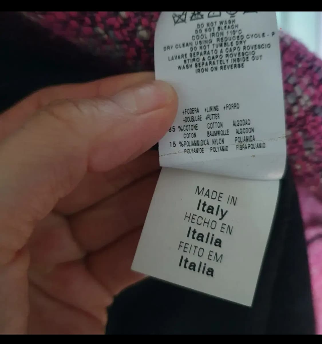 모스키노 트위드 코트 85 상품이미지8