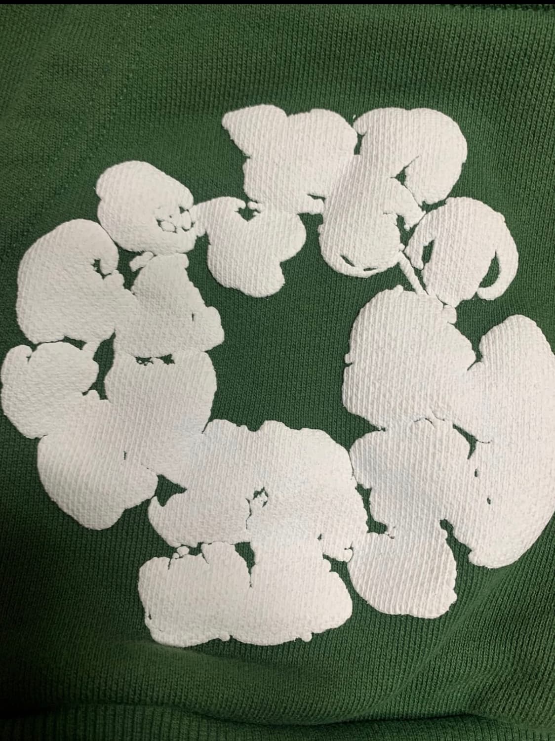 데님티어스 후드티 그린 s 상품이미지3