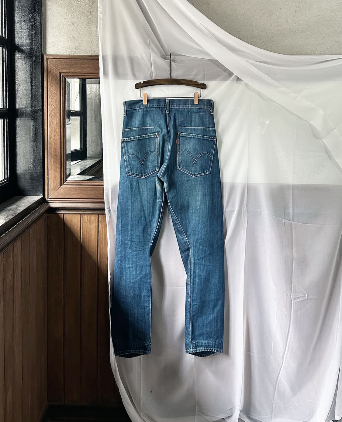 LEVI'S engineered 001 blue jeans w32 상품이미지7