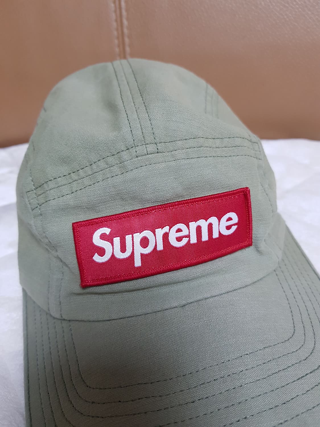 슈프림 밀리터리 캠프캡 모자 볼캡 올리브 20SS 상품이미지10