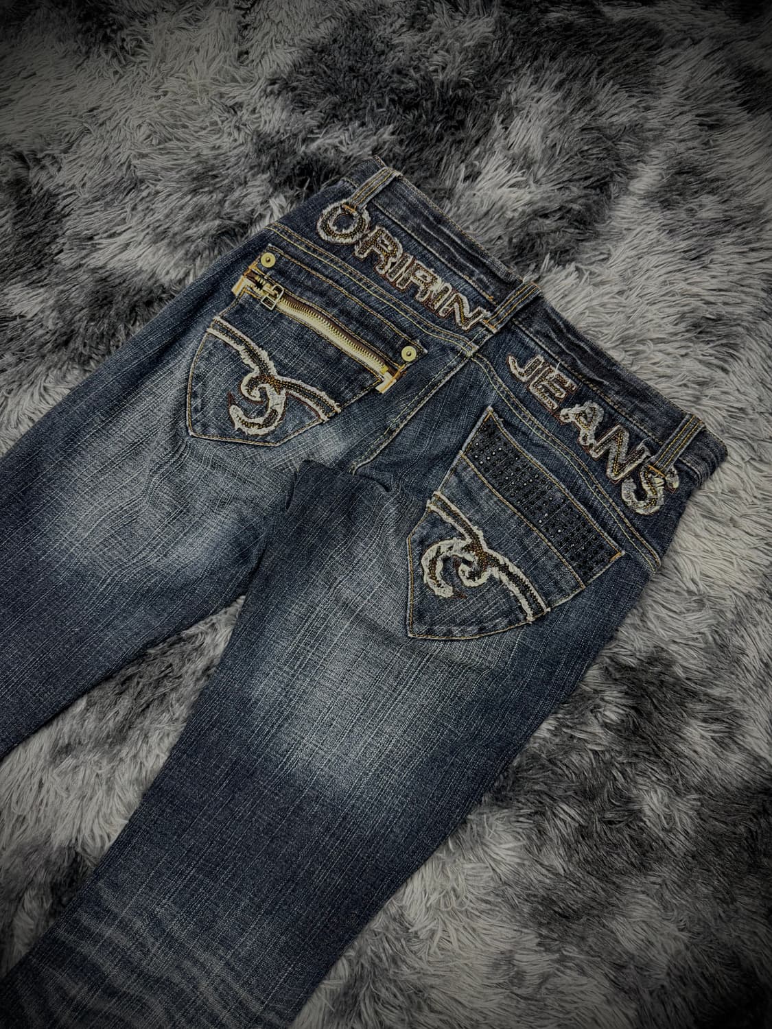 Oririn Jeans 워싱 부츠컷 데님팬츠 상품이미지5