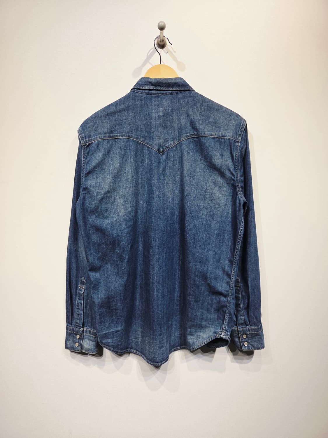 리바이스 웨스턴 스냅 데님 셔츠 청남방 상품이미지6