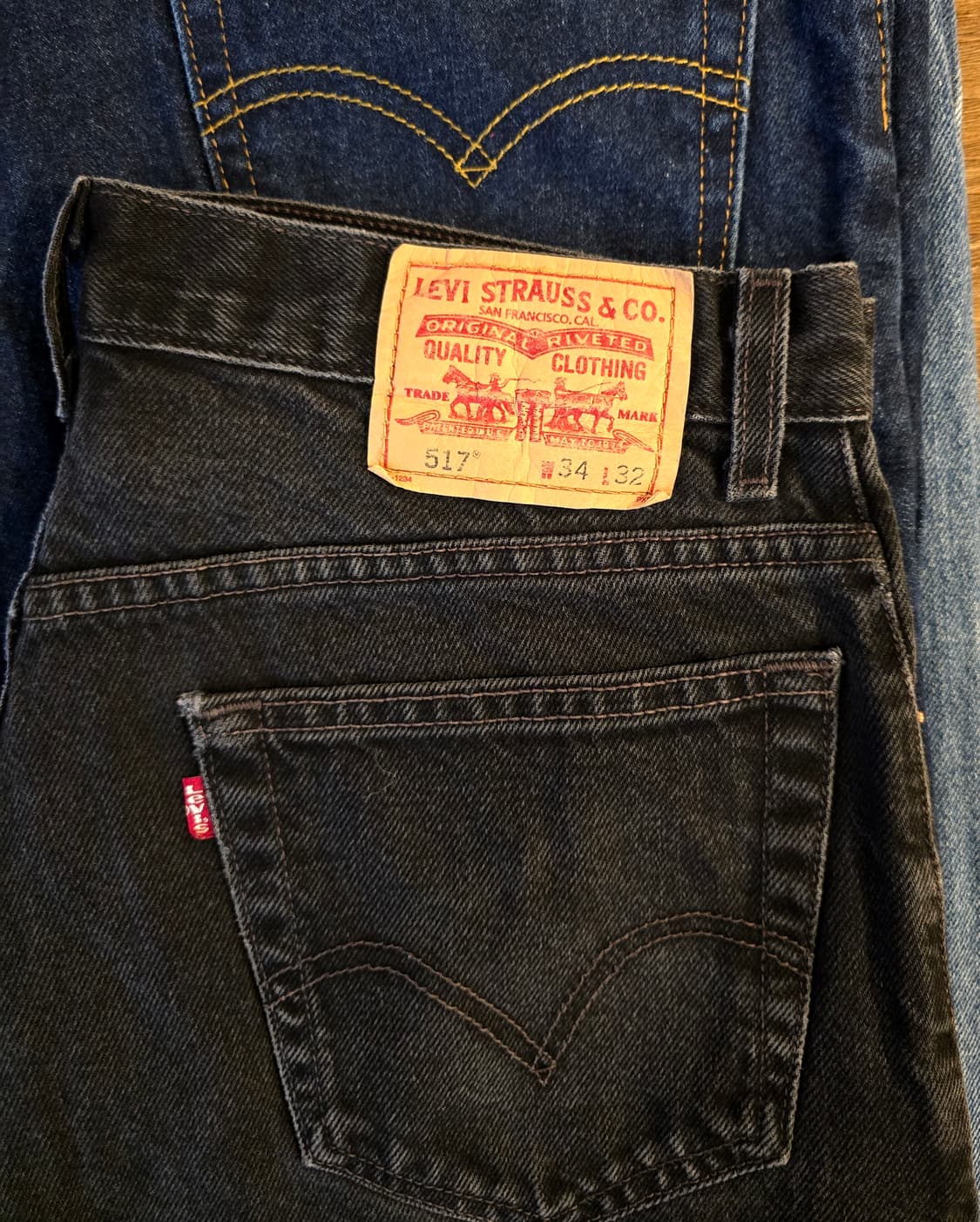 Levis 517 Mexico 흑청 (리바이스 부츠컷) 상품이미지3