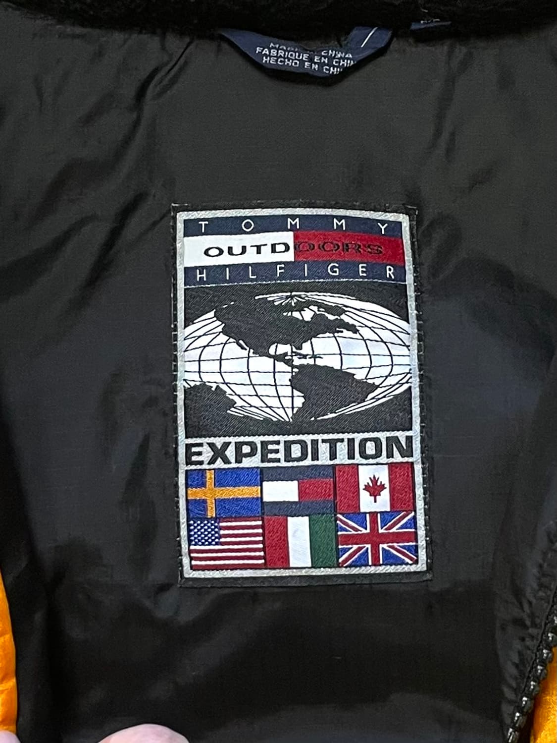 국내 유일 90s USA 타미힐피거 익스페디션 하프집 쿼터집 다운 패딩 상품이미지3
