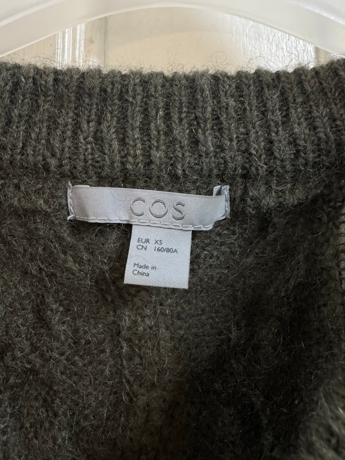 코스 Cos 올리브 꽈배기 니트 상품이미지4