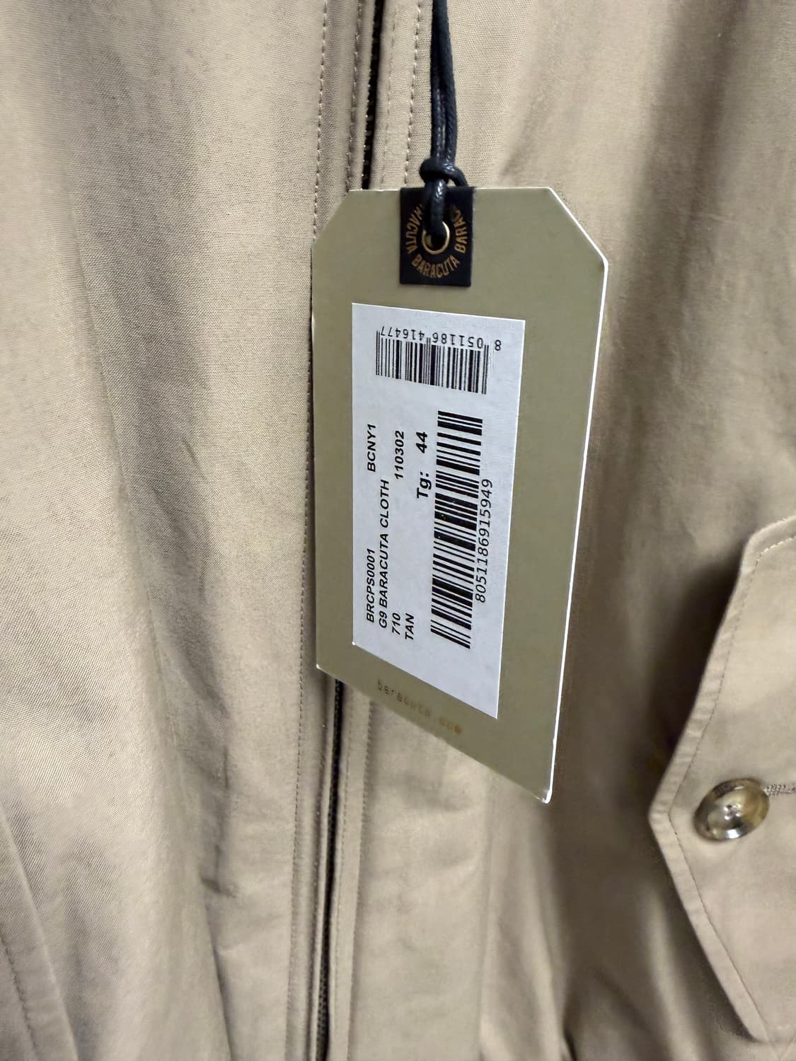 바라쿠타 G9 해링턴 자켓 TAN 44 상품이미지5