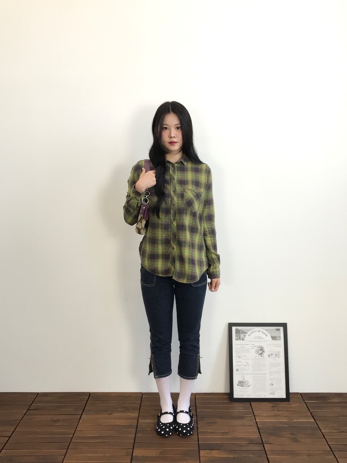 Bdg Green Cotton Checked Shirts 상품이미지1